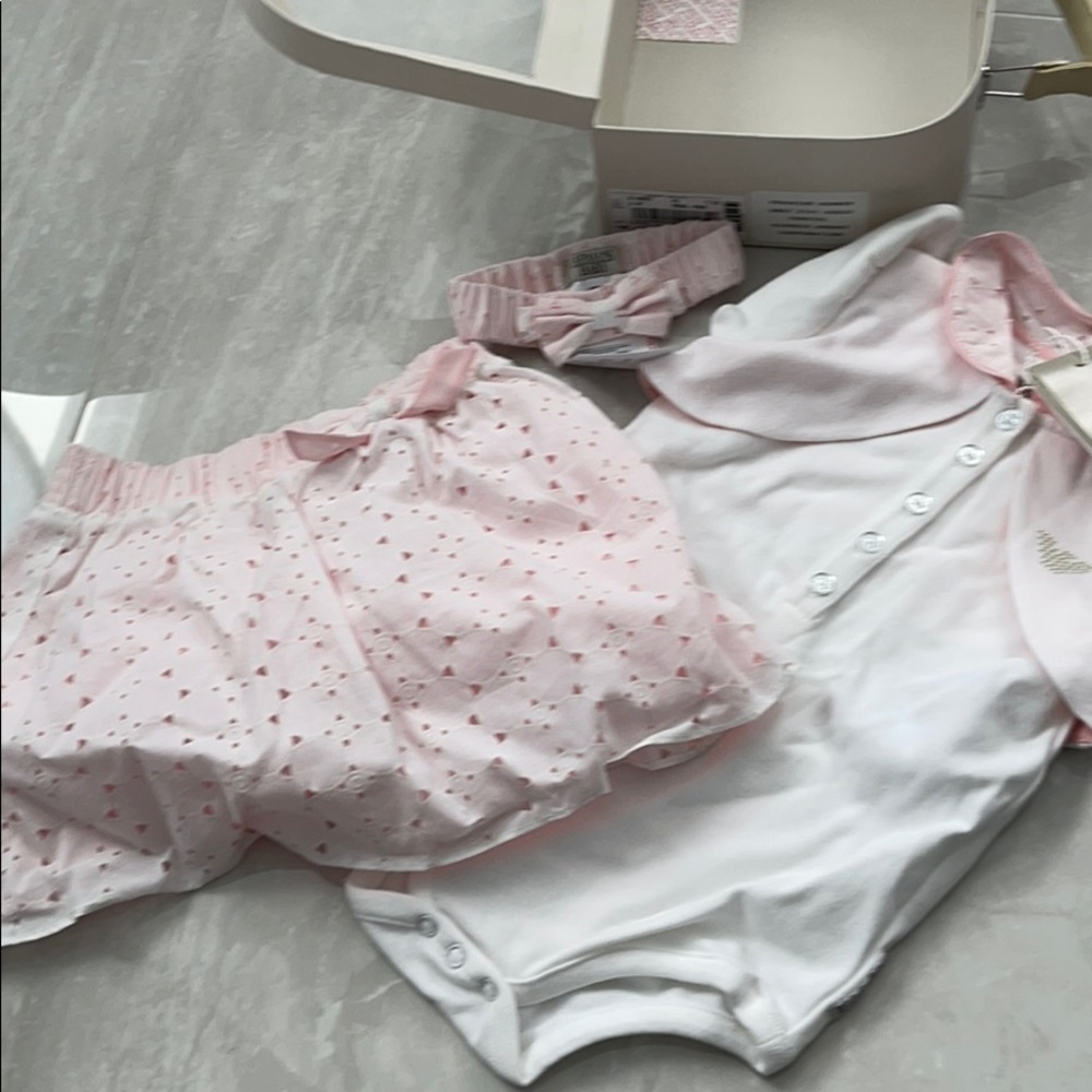 Armani girls 3 piece gift set with box